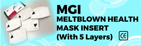 MGI MELTBLOWN HEALTH MASK INSERT