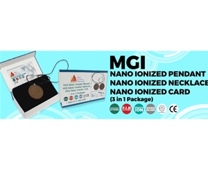 MGI NANO IONIZED PENDANT, NECKLACE AND CARD (3 IN 1 PACKAGE)